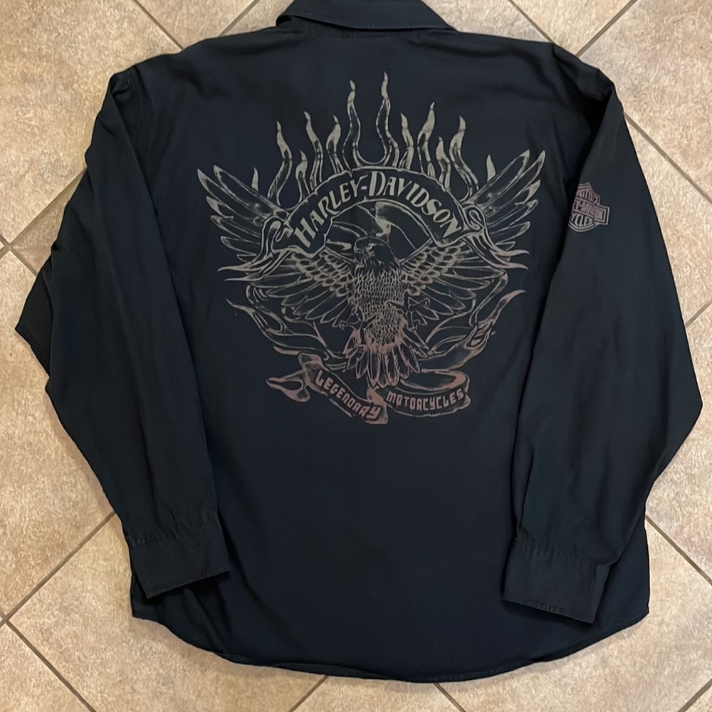 Harley Davidson long sleeve shirt size large
